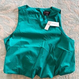 Banana Republic Women's Vibrant Teal bubble tank top